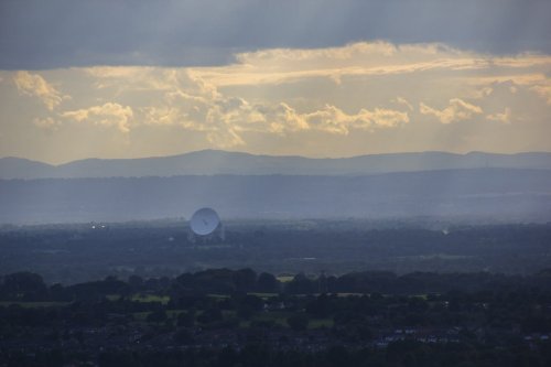 Jodrell Bank Radio Telescope from Teggs Nose