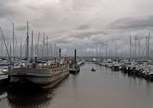 Yacht Haven on a stormy day