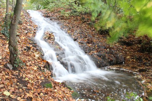 waterfall at Himley Hall