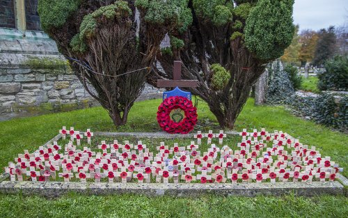 Poppies at St Thomas' Church, Lymington