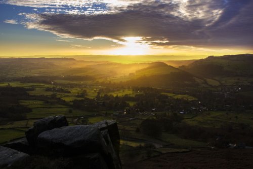 Sunset on Curbar Edge 3