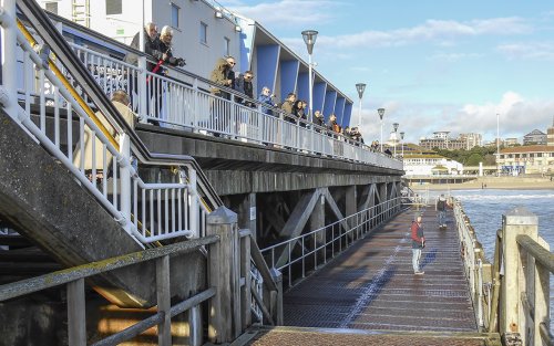 Visitors on Bournemouth Pier