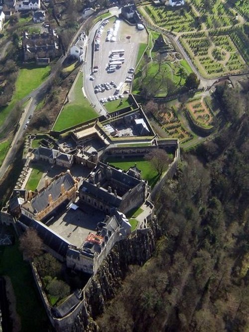 Stirling Castle (from the Air) March 2010