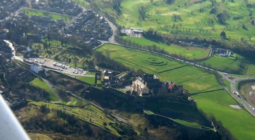 Stirling Castle another angle from Air