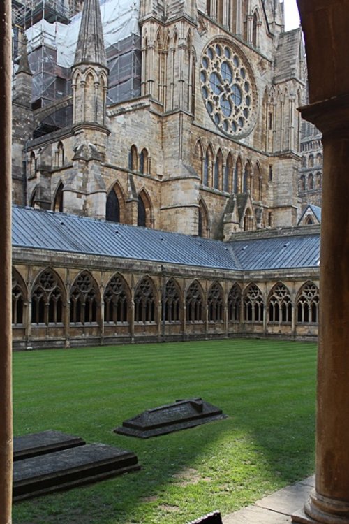 Lincoln Cathedral, the cloister