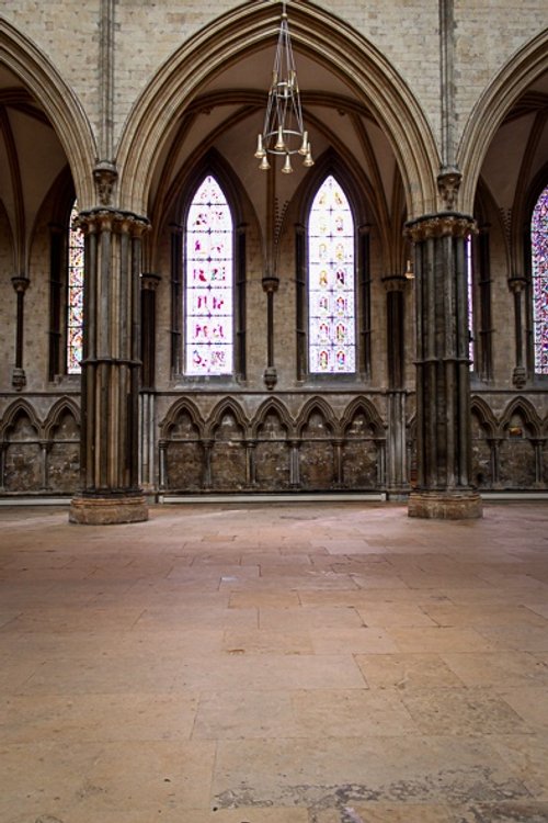 Lincoln Cathedral, the nave.