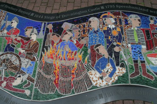 Newbury - Sidewalk Mosaic (2) (Close-up)