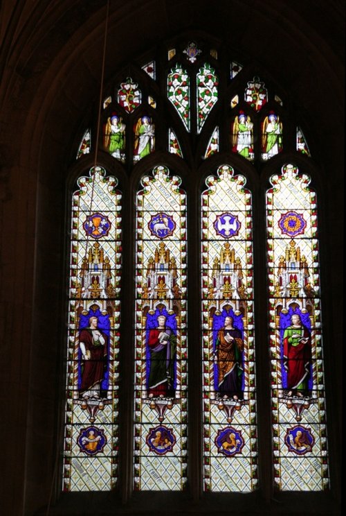 Castle Combe - St. Andrew Church - Stained Glass Window - 2008