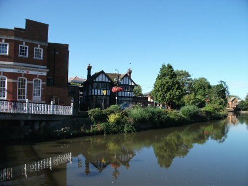The Medway River, Tonbridge, Kent