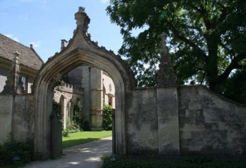 Lacock Abbey Entrance (1) - July, 2008