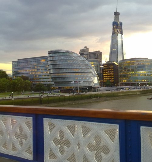 More London and The Shard from Tower Bridge