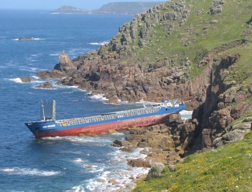Lands End - Mulheim Shipwreck (close-up) - June 2003