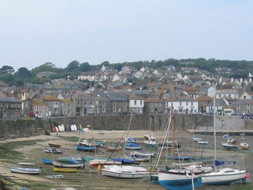 Mousehole Harbour - Tide is Out - June 2003