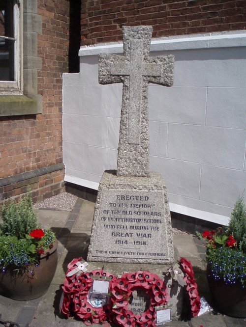 Whittington Village War Memorial, nr Lichfield.