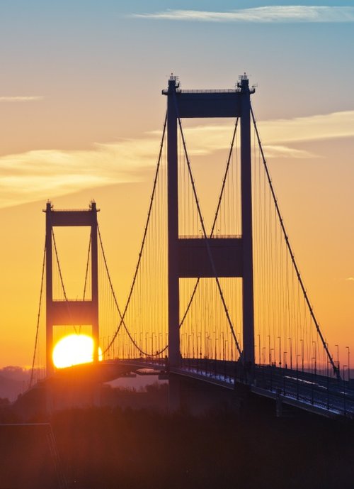 Severn Bridge M48 Sunrise, Chepstow