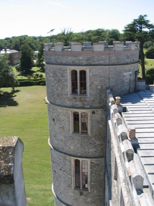 Lulworth Castle Tower (2) - June 2003