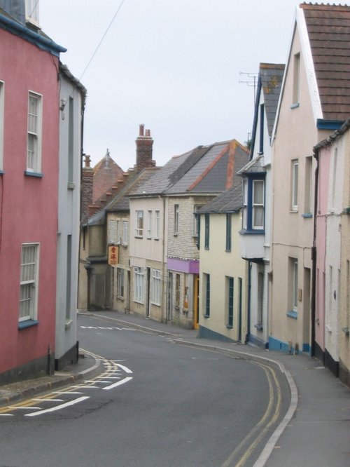 Lyme Regis - Side Street - June 2003