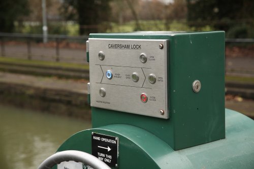 Lock Controls at Caversham Lock, Caversham
