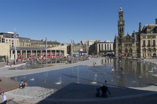 Newly opened Park in the City, Bradford
