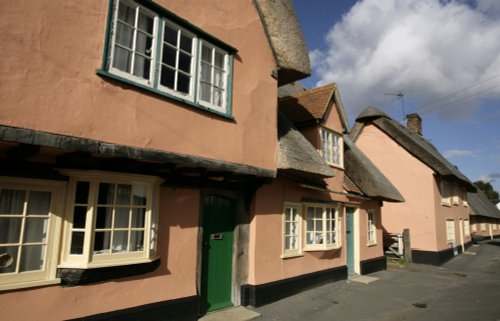 Pink Cottage Row