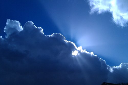 A peeking Sun on Frankley