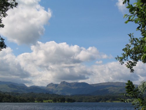 Lake Windermere (3) and Hills - August 2007