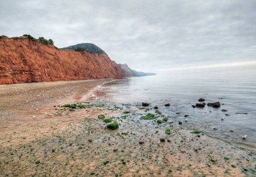 Sidmouth Cliffs and Beach