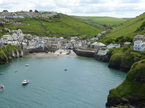 Port Isaac harbour May 14