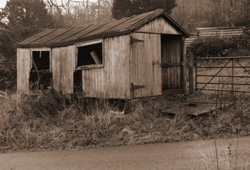 Ricketty old shed, Ambleside