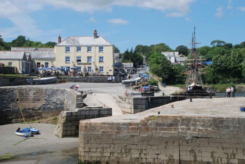 Charlestown at low tide