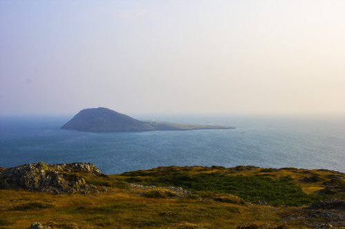 Bardsey Island from Mynydd Mawr near Aberdaron