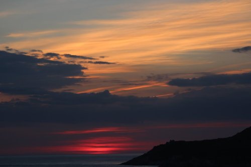 Sunset over Mortehoe