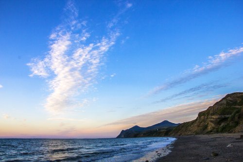 Twilight on Nefyn Beach