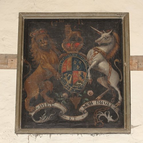 Royal Coat of Arms St Mary the Virgin Church, North Stoke