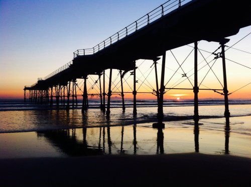 Saltburn by the Sea's Pier at Sunrise attraction