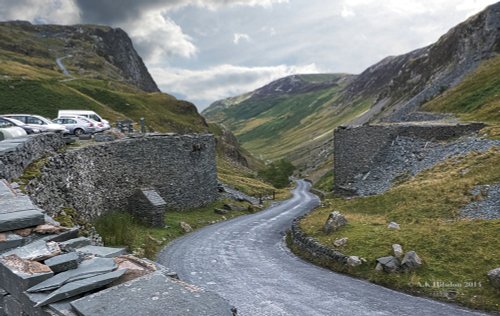 Honister Pass, in the Lake District, Cumbria