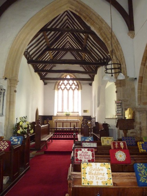 St. Mary's, Greetham, interior, 16th May 2012