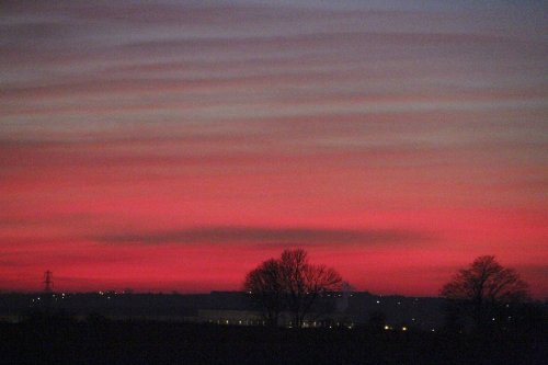 Sunset over Wellingborough