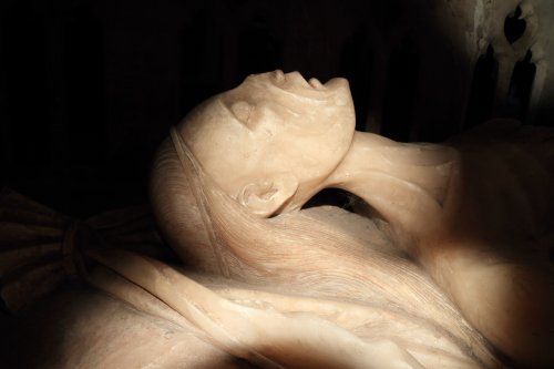 Cadaver effigy of Alice de la Pole in St. Mary's Church, Ewelme