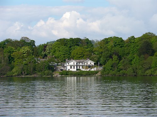 House on the edge of Lake Ullswater