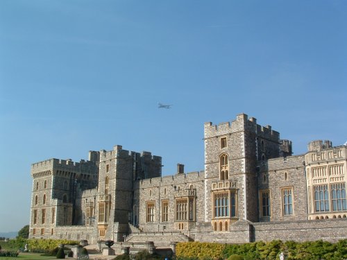 Windsor Castle, Back of Castle (Queen's Gardens)