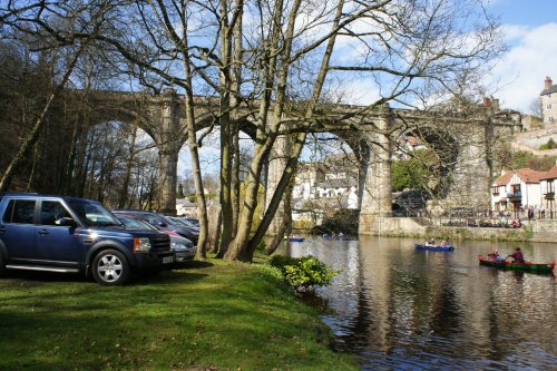 Railway viaduct over the River Nidd.