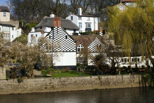 Historic house on the banks of the River Nidd.