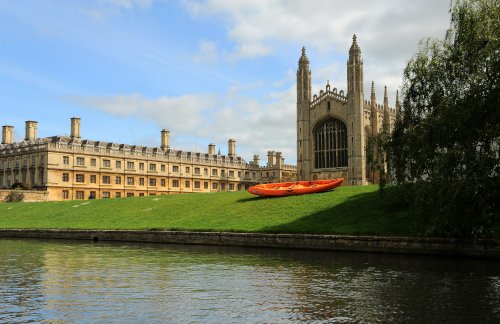 King's college orange boat
