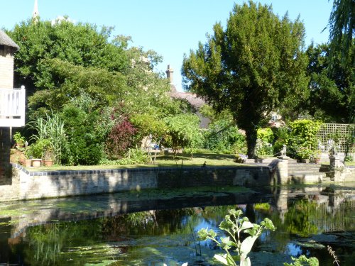 A riverside garden, Godmanchester