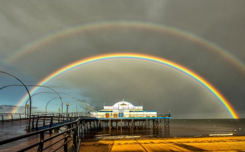 Cleethorpes Pier Rainbow