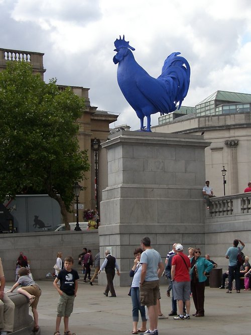 Blue Chicken Trafalgar Square.