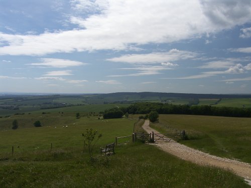The South Downs of West Sussex,