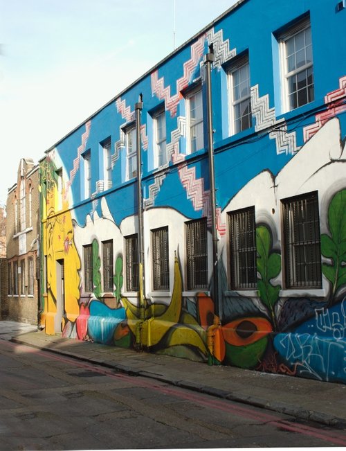 Mural, Mission Place, Peckham, London SE15