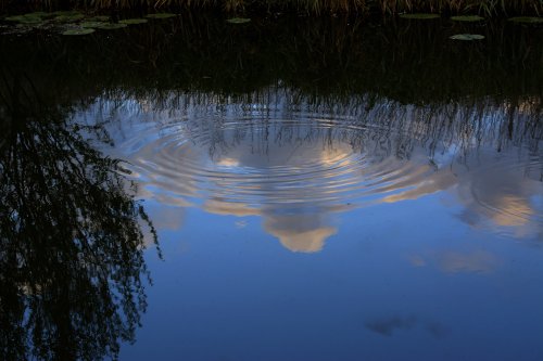 River Cherwell at Dusk, Nell Bridge near Aynho, Northamptonshire